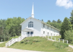 church in summer